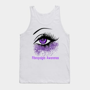 Fibromyalgia Awareness T-Shirt Perfect Eyes For Women Tank Top